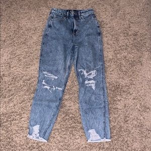 hollister mom jeans